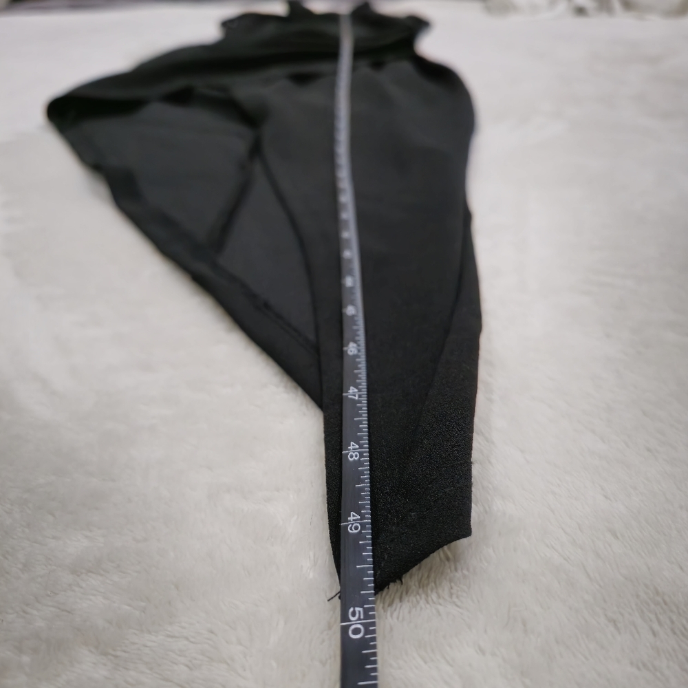 NEW Windsor Black Drop Waist Dress Asymmetrical Wrap Midi Skirt Open Back - Picture 16 of 17